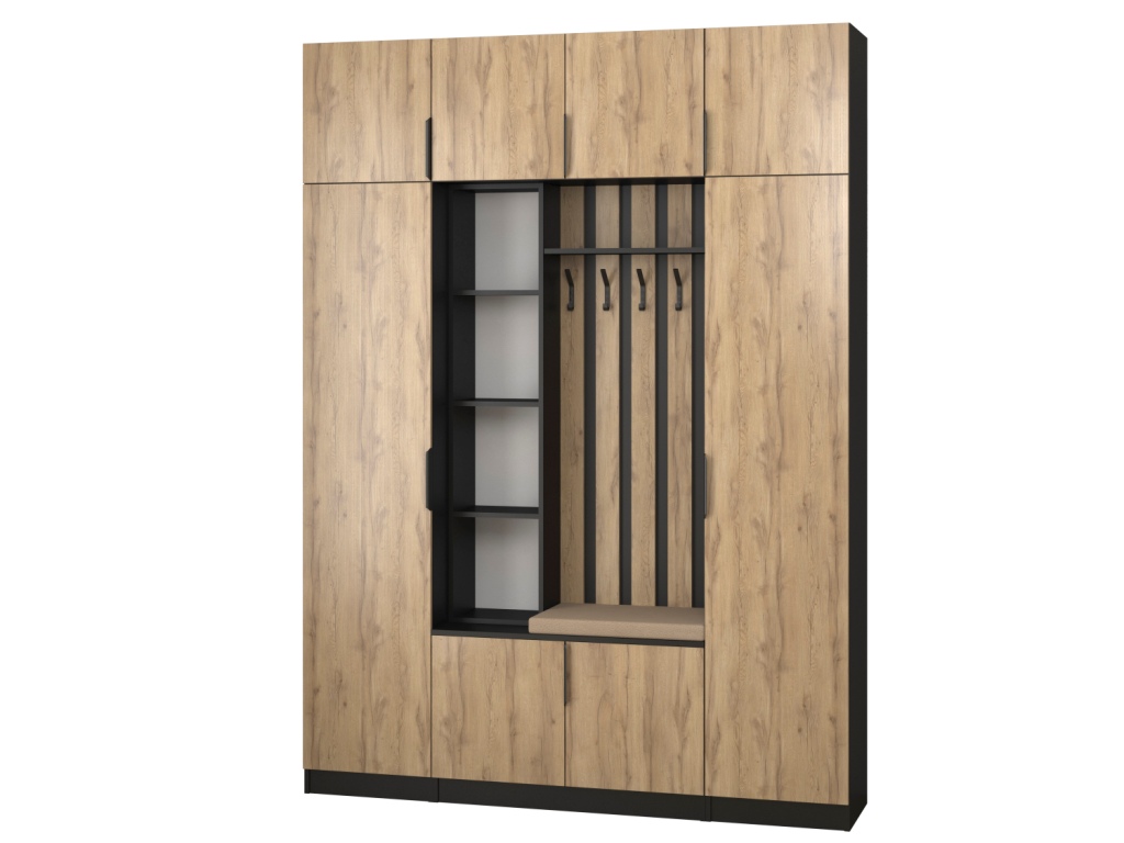 Прихожая Трим 6 (черный-дуб вотан).jpg