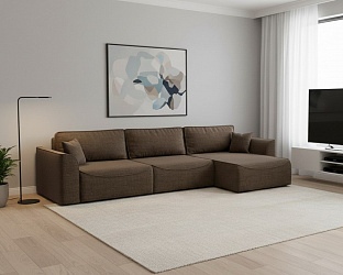 Угловой диван "Рафаэль 3 секции" рогожка дрим люкс 7