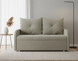 Прямой диван "Мини люкс лайт" велюр зара лайт 04