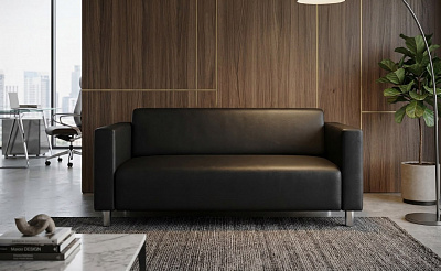 Диван нераскладной "Блюз черный"