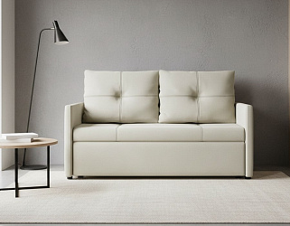 Прямой диван "Майами лайт" велюр зара крем 02