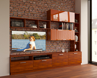 Стенка для гостиной "Глянец 3Д-2"