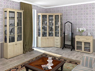 Модульная стенка для гостиной "Витраж-8"