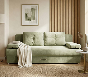 Диван еврокнижка "Амстердам мини люкс бежевый"