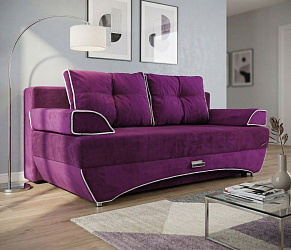 Диван еврокнижка "Валенсия фиолетовый"