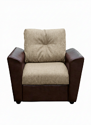 Кресло кровать "Амстердам" рогожка бежевая