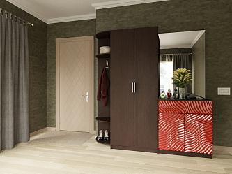 Модульная прихожая "Глянец 3Д-11"