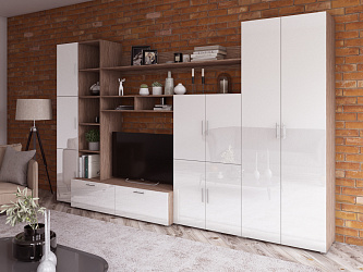 Модульная стенка для гостиной "Локер-21"