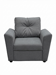 Кресло кровать "Амстердам" велюр серый