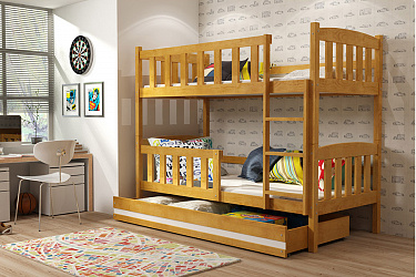 Детская деревянная кровать "Дуэт - фиеста"