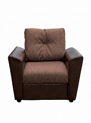 Кресло кровать "Амстердам" рогожка коричневая