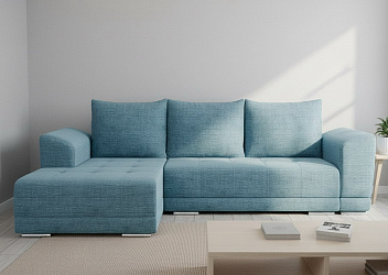 Угловой диван "Рентон" рогожка дрим люкс-18